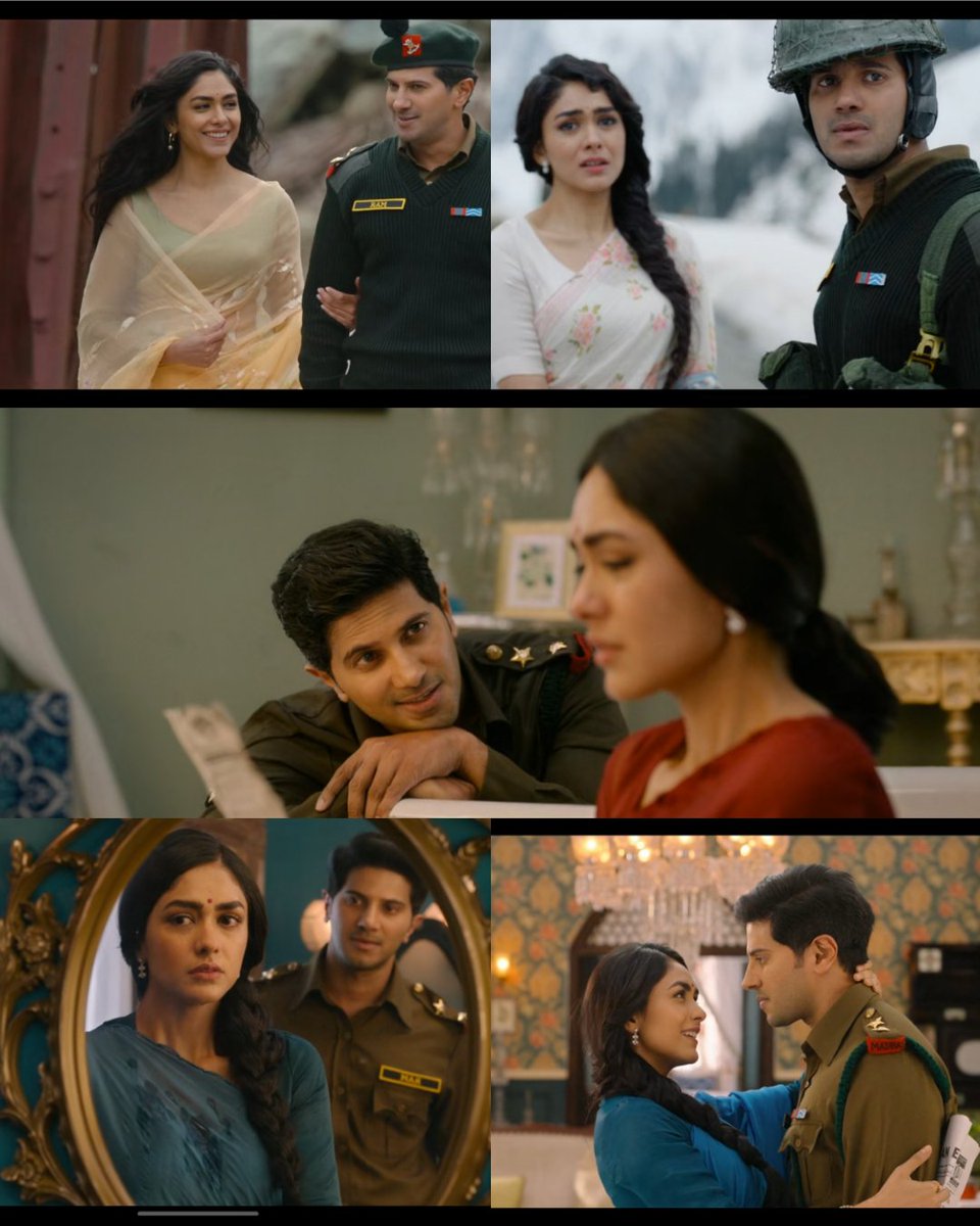 Ajay230498's tweet photo. Just watched #SitaRamamHindi 
Whaat a film.....🔥🔥❤️
Mind blowing story❤️😍
@mrunal0801 
@dulQuer 
@iamRashmika 
@hanurpudi https://t.co/cUJo0fx0qA