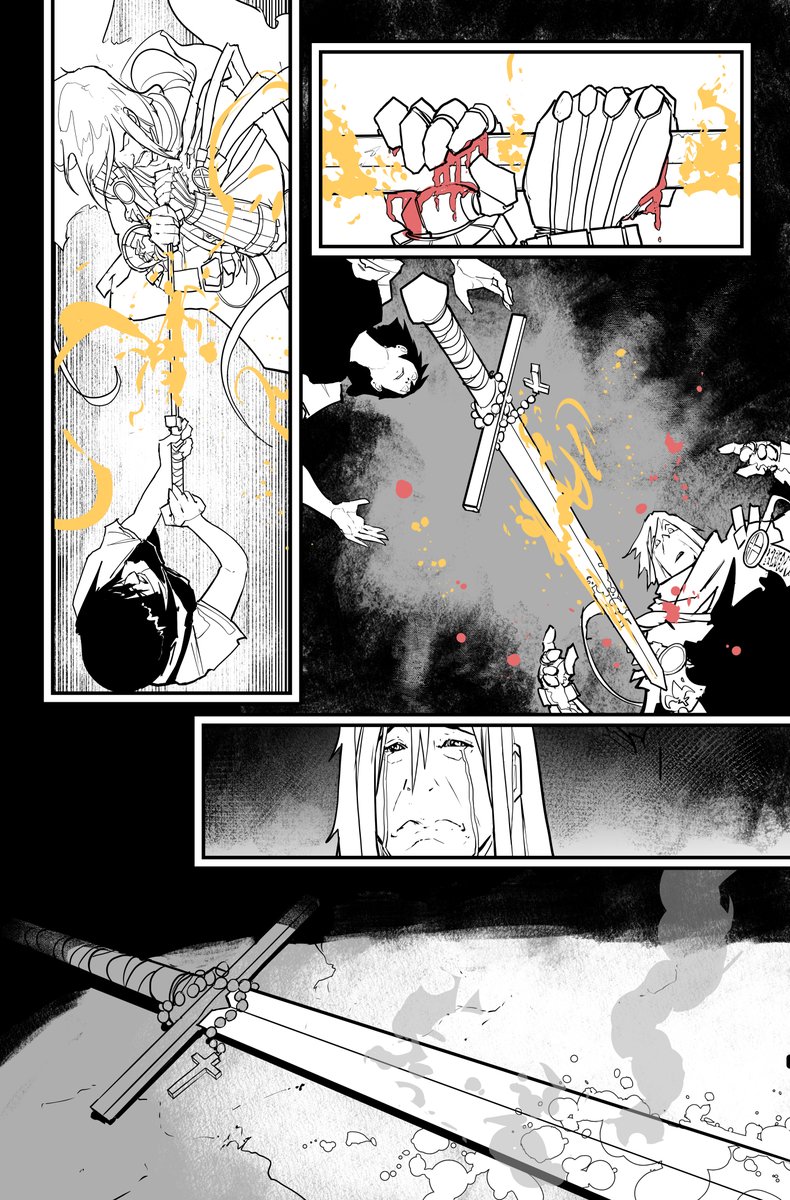 More inks from Sword of Azrael #2 