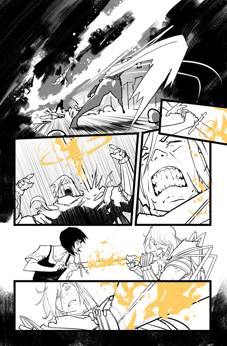 More inks from Sword of Azrael #2 