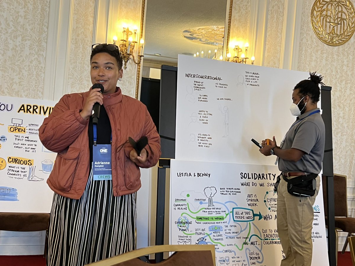 #Climatechange is only making our issues with #water equity worse. I’m thankful we’re having these conversations to help challenge systems of inequity &amp; that we’re coming together in partnership of the #OneWaterMovement.” Adrienne Hampton, <a href="/drcc_org/">Duwamish River Community Coalition</a> #KresgeCREWS <a href="/USWaterAlliance/">US Water Alliance</a>