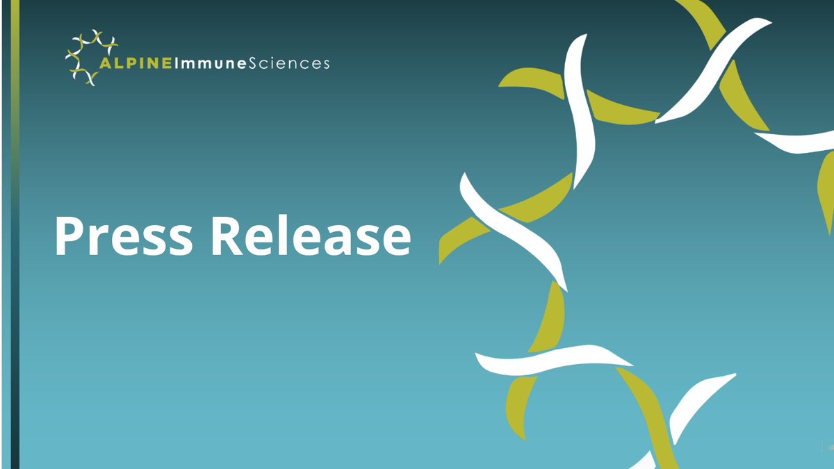 AlpineImmuneSci's tweet photo. #ALPNnews: Join us today as we’ll be sharing clinical updates on our ALPN-303 and davoceticept (ALPN-202) programs at our inaugural R&D Day starting today at 5:00pm ET/2:00 pm PT. Read more: https://t.co/rLFGB4Qvnu #ALPN https://t.co/dgTci4ba3I