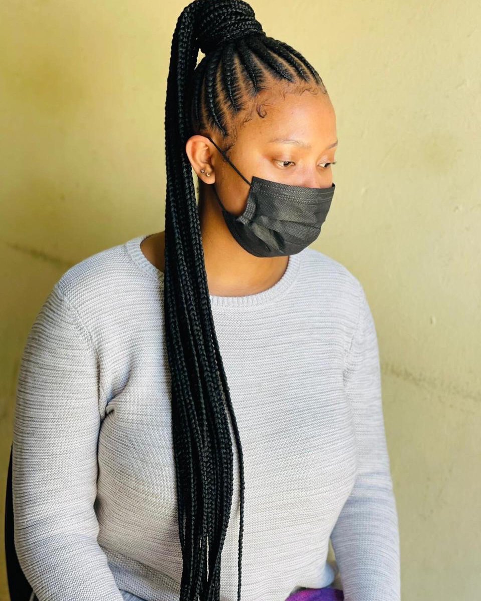 RethabileLeng's tweet photo. What you see is what you get 🖤period. #maseru #Lstwitter #africanbraids #hairstyles 
💚53099705 for appointments https://t.co/o5o6VnK58j