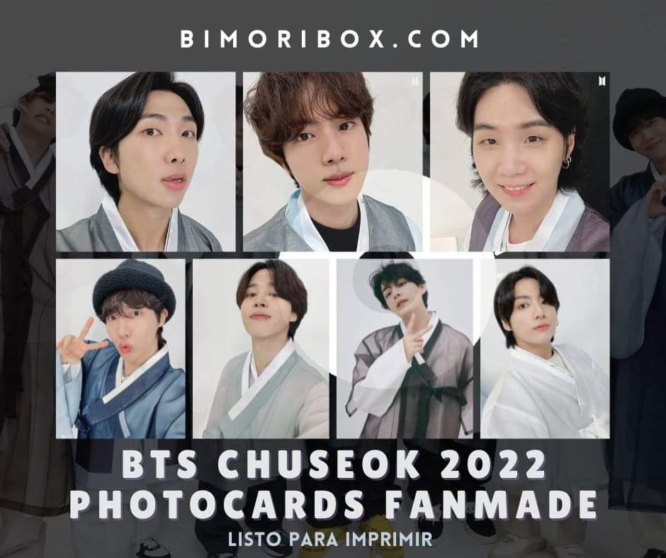 BimoriBox's tweet photo. ••FANMADE 📁•• BTS CHUSEOK 2022 PHOTOCARDS FANMADE DESCARGA
🔗https://t.co/AwafJI502X
#bts #btschuseok #btsphotocards https://t.co/Blqnh3khUU
