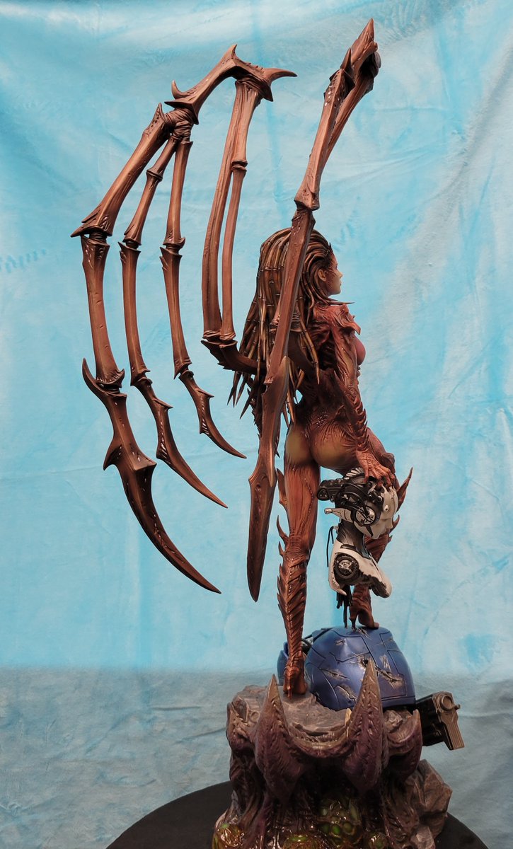 Shark_Forge's tweet photo. My Mayflies Kerrigan (Queen of Blades Statue). Love this character so much. My 2nd Kerrigan statue! Absolutely incredible paintwork and detail.
#kerrigan #queenofblades #starcraft #starcraft2 #sarahkerrigan #zerg #mayflies #mayfliesstudio #statue #collectible https://t.co/1eXq2LOw8m
