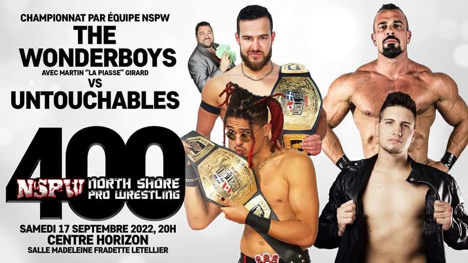 JrmyMichel6's tweet photo. #CarteComplète | 
@NSPW
400e Show @ Centre Horizon 

Voici la carte complète du show principal du 17 Septembre prochain! On vous dévoile bientôt ce qui vous attends comme combat préliminaire!

🎟 https://t.co/4JwYanHg2E https://t.co/rrUgHk9UTT