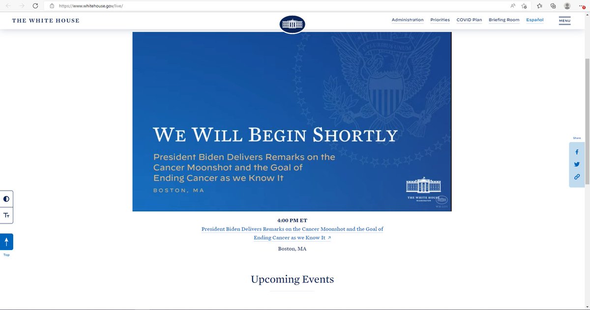 JerRScott's tweet image. Looking forward to President Biden&apos;s #CancerMoonshot speech at @JFKLibrary.  #EndCancerAsWeKnowIt