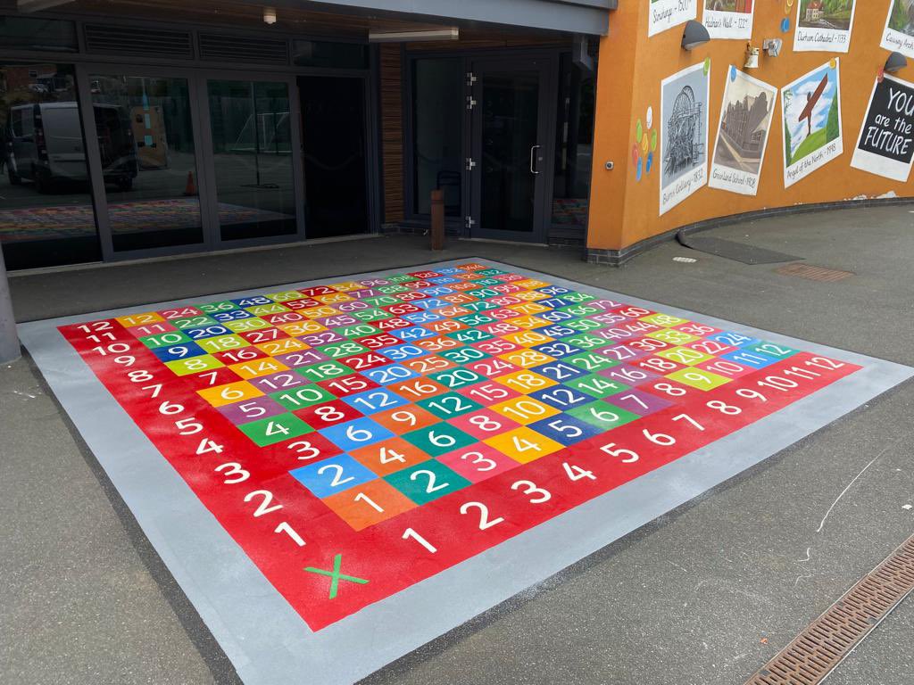 1st4playgrounds's tweet photo. A wonderful local installation for us at Greenlands Primary School in County Durham #first4playgrounds #vibrant #lookatthosecolours #exercise #crocodile https://t.co/qJAXFz7KYn