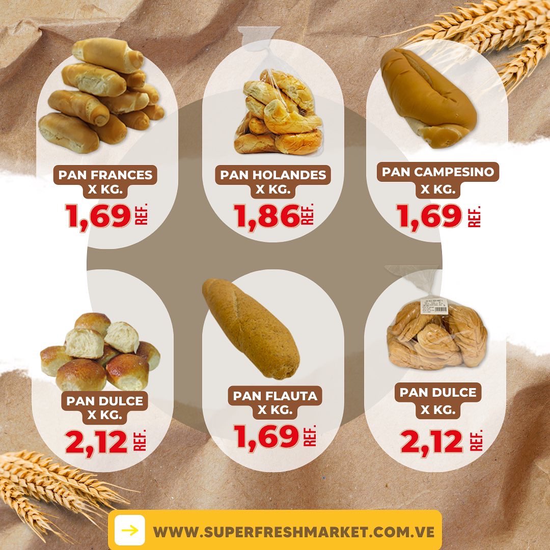 freshmarketmcbo's tweet photo. Visita nuestra Panadería #FRESHMARKET 🥖🛒 todos los días MARTES y disfruta de nuestras OFERTAS‼️
Encúentra en cualquiera de nuestras sedes, variedad de Panes y charcutería en descuento:📍Calle 76, 📍Av. Fuerzas Armadas y 📍C.C Delicias Norte
#OfertasMcbo #PromosMcbo https://t.co/YlZkhbdvsC