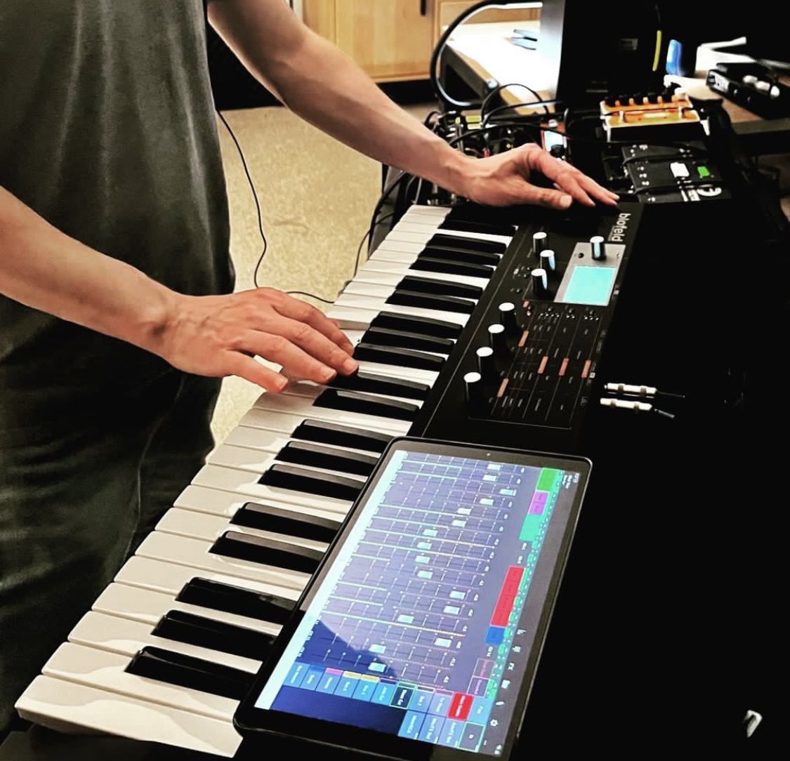 Dave controls all things 
#BehindTheScenes #industrialmusic #metropolisrecords