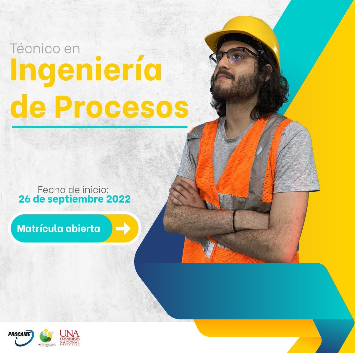 PROCAME_UNA's tweet photo. Matrícula Abierta - Cursos Técnicos 2022-2023

Consulta por nuestras exoneraciones especiales del mes de septiembre

Más información, contáctanos al WhatsApp 8443-2877 o al correo electrónico procame@una.cr

#educación #exoneraciones #capacitaciones #ambiente #metrología #calidad https://t.co/do30KRdhmz
