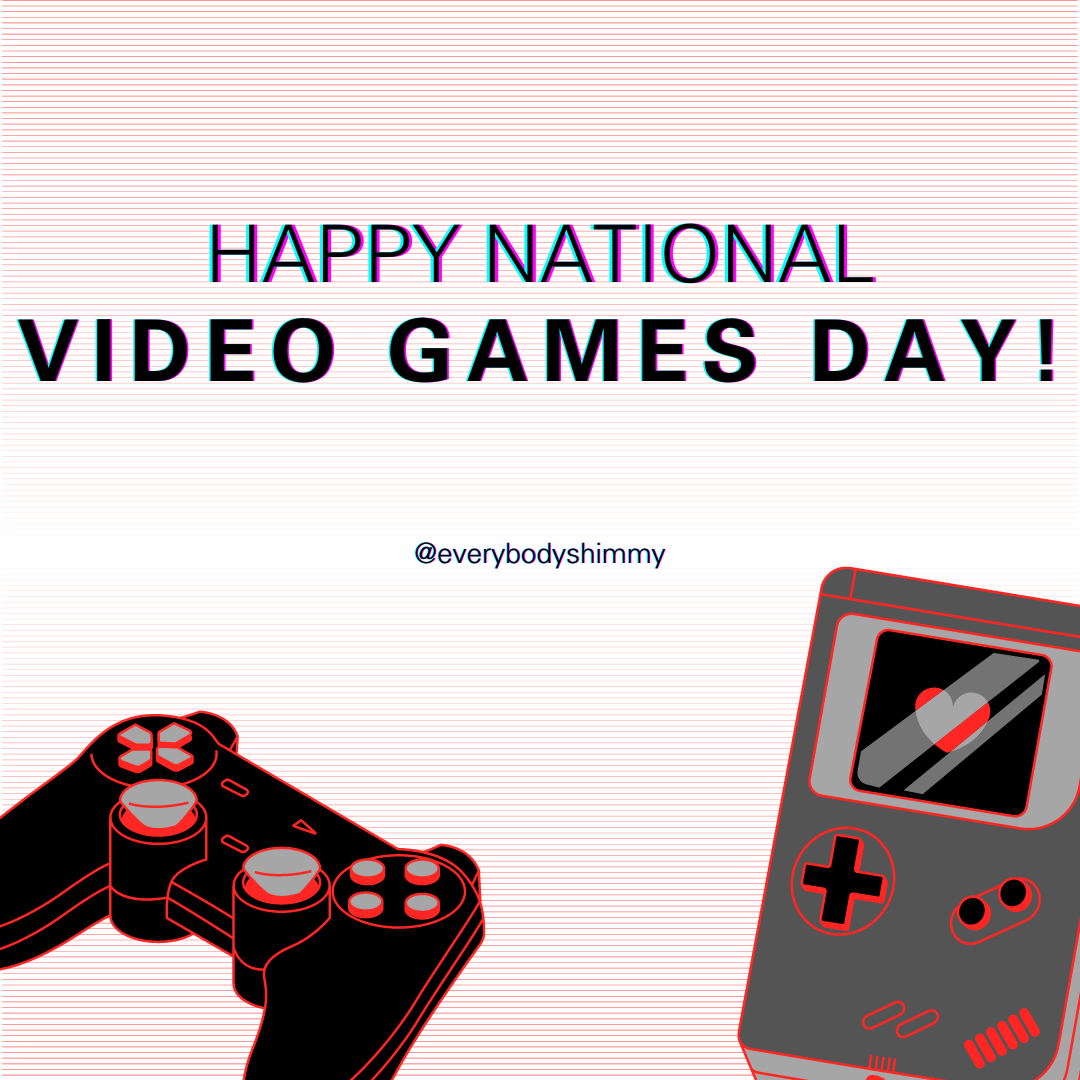 Happy National Video Games 🎮 Day from the Shimmy Team! #IndustrialEdTech #EdTech #everybodyshimmy #videogameday #nationalvideogameday