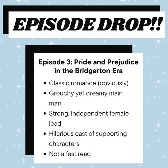 BusyGirlsPod's tweet photo. New episode!! In our latest episode, we review a timeless classic that has become a modern-day fav. #PrideandPrejudice follows the strong-willed Elizabeth Bennet and main love interest Mr. Darcy in an og example of #enemiestolovers . Check out the link in our bio to listen! https://t.co/ySIcatOql8