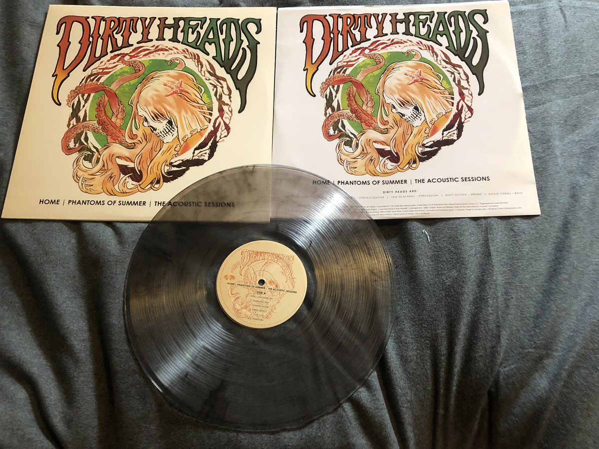KristenElduen's tweet photo. Got my #PhantomsofSummer LP from the @dirtyheads today!!!! This is so cool! My very first record and it’s translucent and smokey! I am so excited to put it on the record player! #music #record #lp #vinyl #reggae #hiphop #rock @jared_watson https://t.co/UtzNGcjRMz