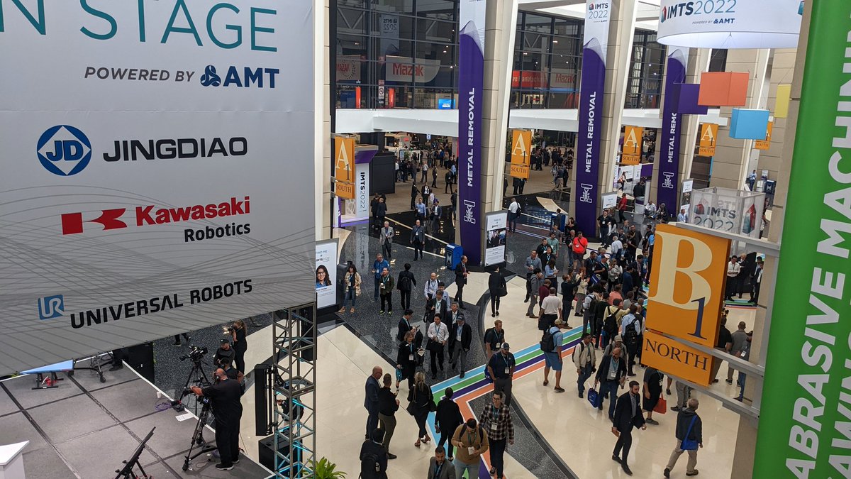 MMS_Eli's tweet photo. Welcome to #IMTS2022 https://t.co/XwsB5pjL6u