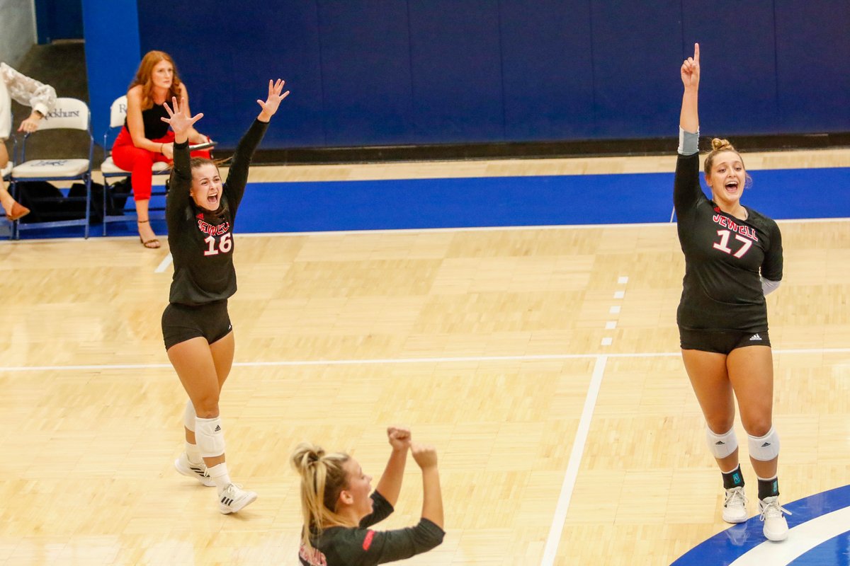 WJCVolleyball's tweet photo. Put your hands in the air if you were on the Harding Invite All-Tournament Team! 

👏 Congratulations Haidan &amp; Anna! https://t.co/tYxuArPbqe