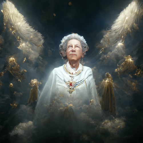 MetaartTuned's tweet photo. This art illustrates Queen Elizabeth II in heaven. this is the first digital art painting among others that will be listed very soon.
#nfts #nftart #nfts #nftsstories #digitalart #media #rich #investors #asset #arts #artes #artofinstagram #paint #paintings #queenelizabeth #nfts https://t.co/sSGw15vGLZ