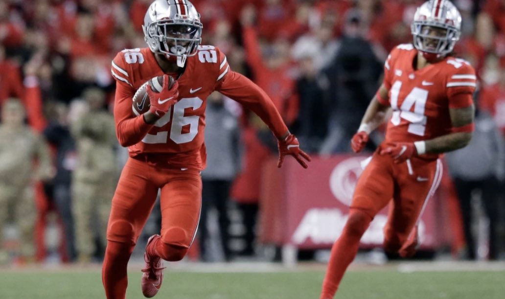 jay_mac2481's tweet photo. Blessed to receive an offer from The Ohio State University A.G.T.G  @brianhartline @ryandaytime @CBCFootball @ScottPingel10 @AllenTrieu @Rivals_Clint https://t.co/3YwttCvwpj