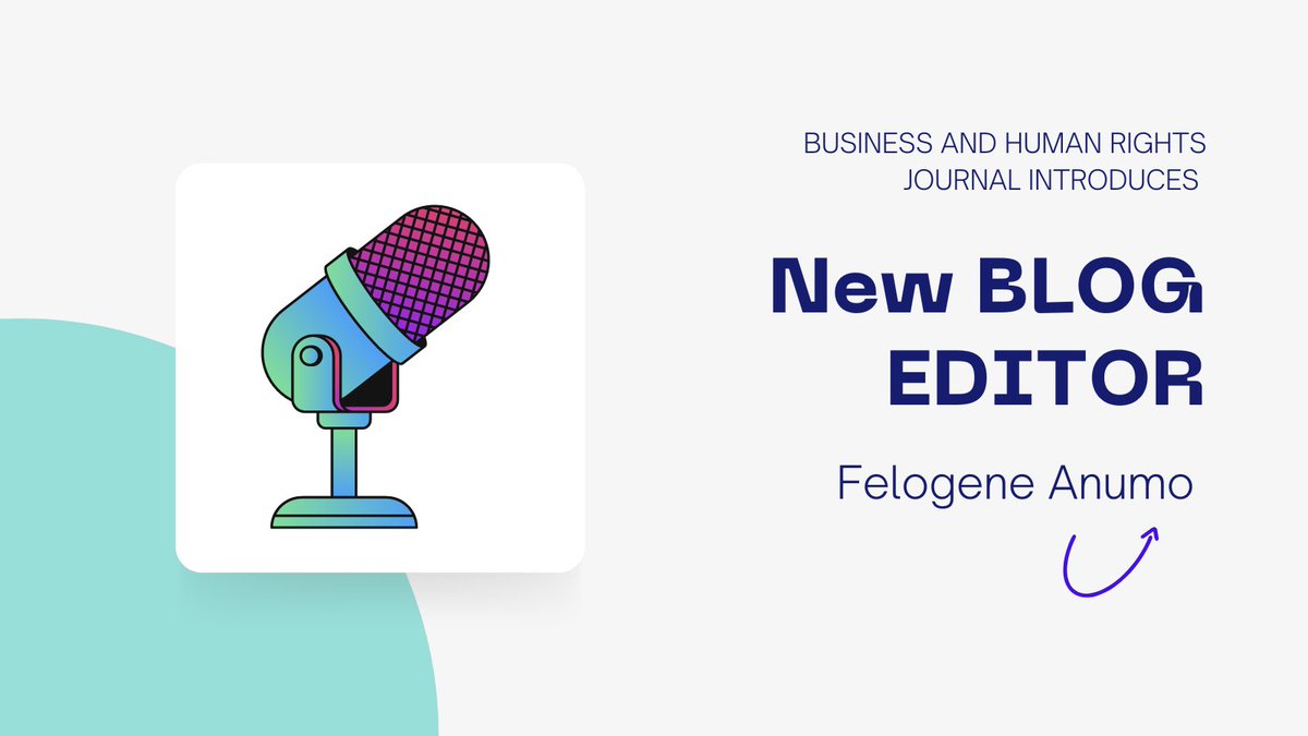 BHRJournal's tweet photo. 📢Please join us in welcoming Felogene Anumo (@felogene) as our new blog editor @BHRJournal, completing the blog team together with Sandhya Drew. @ARamasastry https://t.co/FxGLwJPNSN