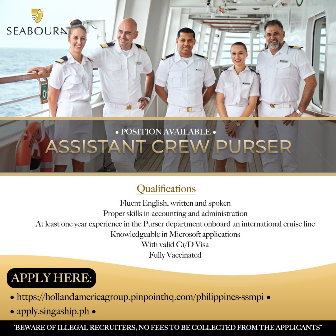 SingaShipPH's tweet photo. Please apply immediately at:
1.)https://t.co/G0QMMSlUtP
2.) https://t.co/oyolmiyWew
‘BEWARE OF ILLEGAL RECRUITERS; NO FEES TO BE COLLECTED FROM THE APPLICANTS”
#opportunities #career #career #hiring #hotel #technical #recruitment  #cruiseship #abroad #jobhiring #Philippines #jobs https://t.co/TX5fQRF49A