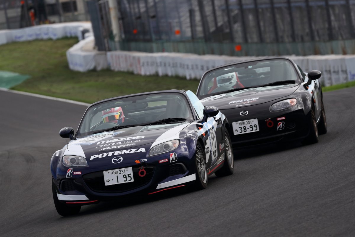 BSMS_4's tweet photo. 【マツダグラスルーツ】ロードスターパーティレースⅢ東日本Rd.3　レースレポート公開！
■NDシリーズ
　https://t.co/wGVNDJUGA1
　田中祐也が初優勝🏁🏆👏
■NDクラブマン
　https://t.co/r517RFEZsz
　松原泰世が3連勝🛞🥇👏
■NCシリーズ
　https://t.co/Seb4rHxV4l
　中島優太が初優勝🏎️🏆👏 https://t.co/ImJ5khiBA8
