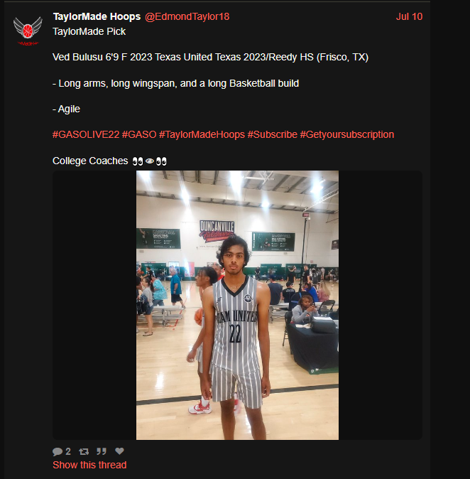 Ved Bulusu tweet media