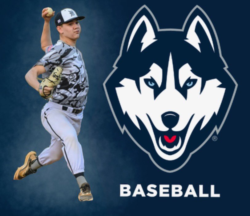 CaydenSuchy's tweet photo. I am excited to announce I have verbally committed to the University of Connecticut to continue my academic &amp; athletic career! I would like to thank my family, coaches, &amp; teammates that have helped me get to this point! @UConnBSB @DomHighBaseball @ekbaseball571 @BullpenPitching https://t.co/bTCvm3X2Ue