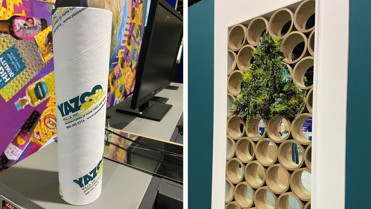 YazooMills's tweet photo. We’re in Chicago getting ready for #LabelExpo! And we’ve already spotted our cores being put to use 🤩 If you’re in attendance this week, be sure to visit us at Booth #6010!
.
#labelexpoamericas2022 #yazoomills #papercores #papertubes #manufacturer #americanmade https://t.co/TBzLwrGwHR