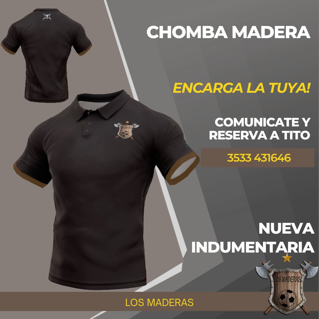 Ultima semana para encargar la chomba del campeón!!

Encargale la tuya a Titoiras!! 
#ViscaMadera