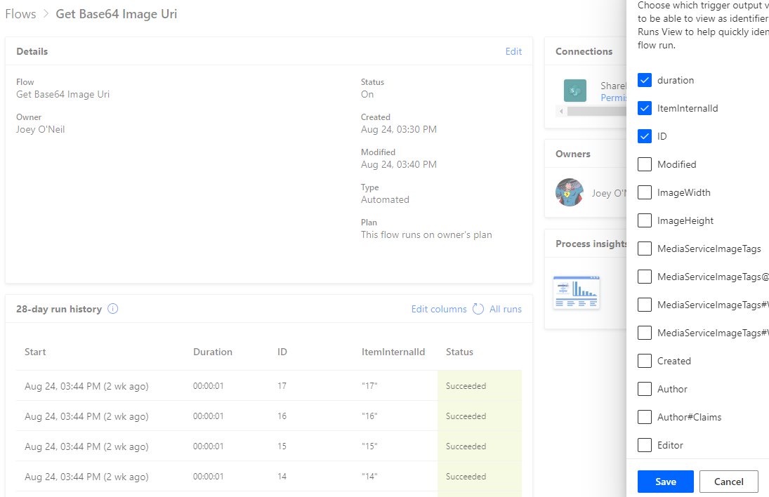 I stand (or rather sit) corrected!  #FLOW details based upon triggers! Happy day!