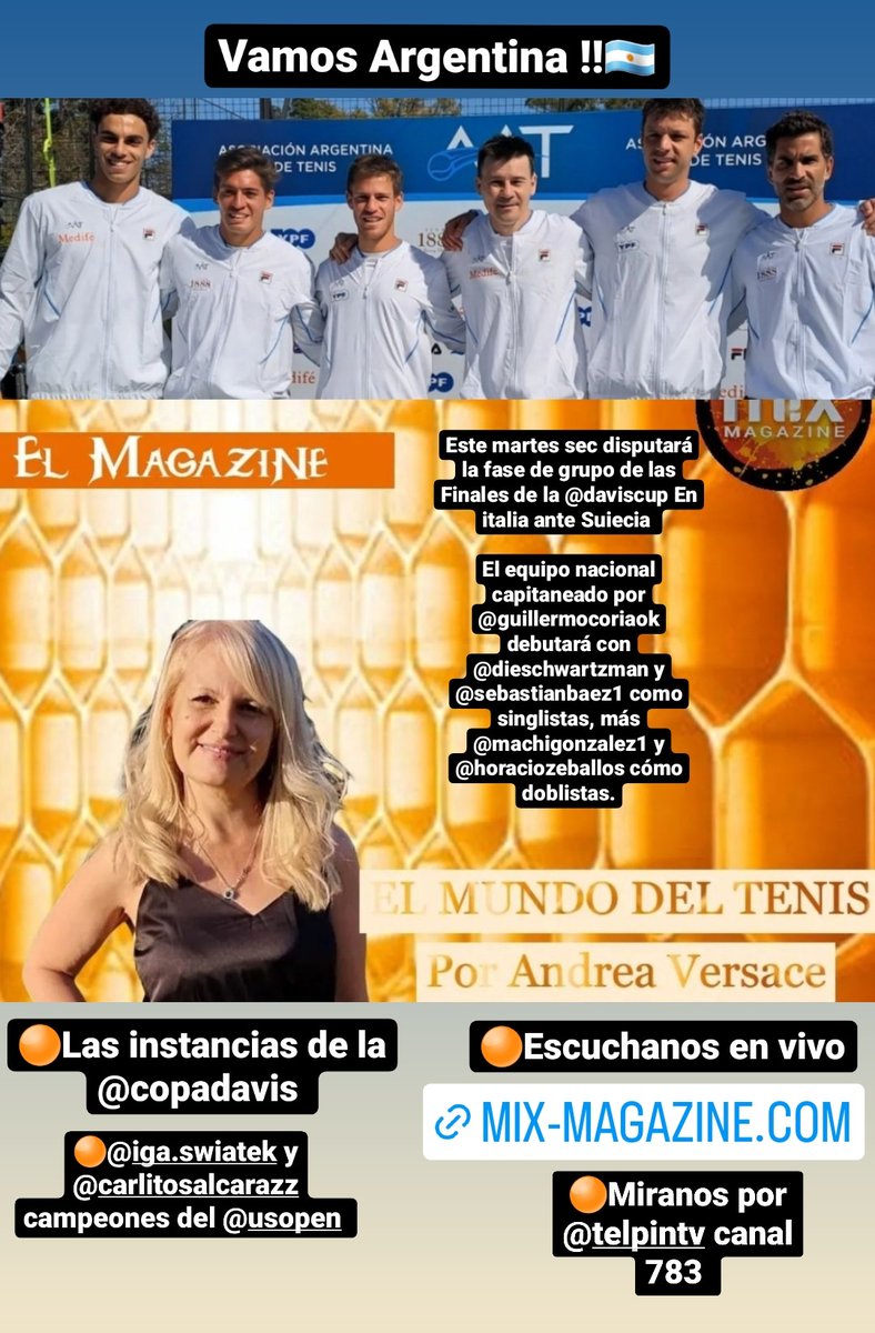 Andreaversace's tweet photo. Radio #Pinamar #TelpinTV @MixPinamar
🔸️️️Escuchanos por streaming : https://t.co/40sq94Kp9c
🔸️Podes vernos por Tv por el Canal 783 de la grilla de @telpintv en Pinamar
🔸️Con la conducción de Cari Villa https://t.co/PXWgujUEWK