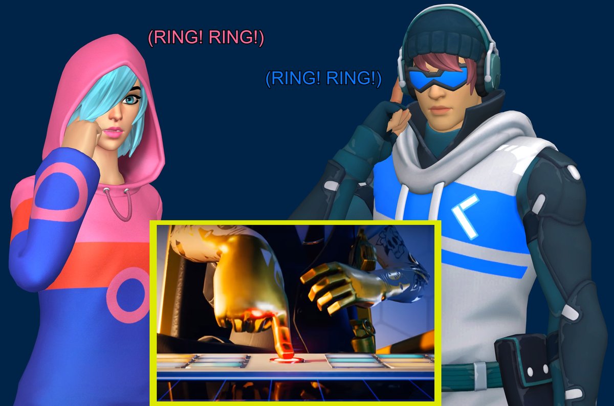 ElectricFox37's tweet photo. I can picture Iris and Point Patroller as spies for Midas π#Fortnite #Midas #PointPatroller #Iris https://t.co/EX42IGbXoe