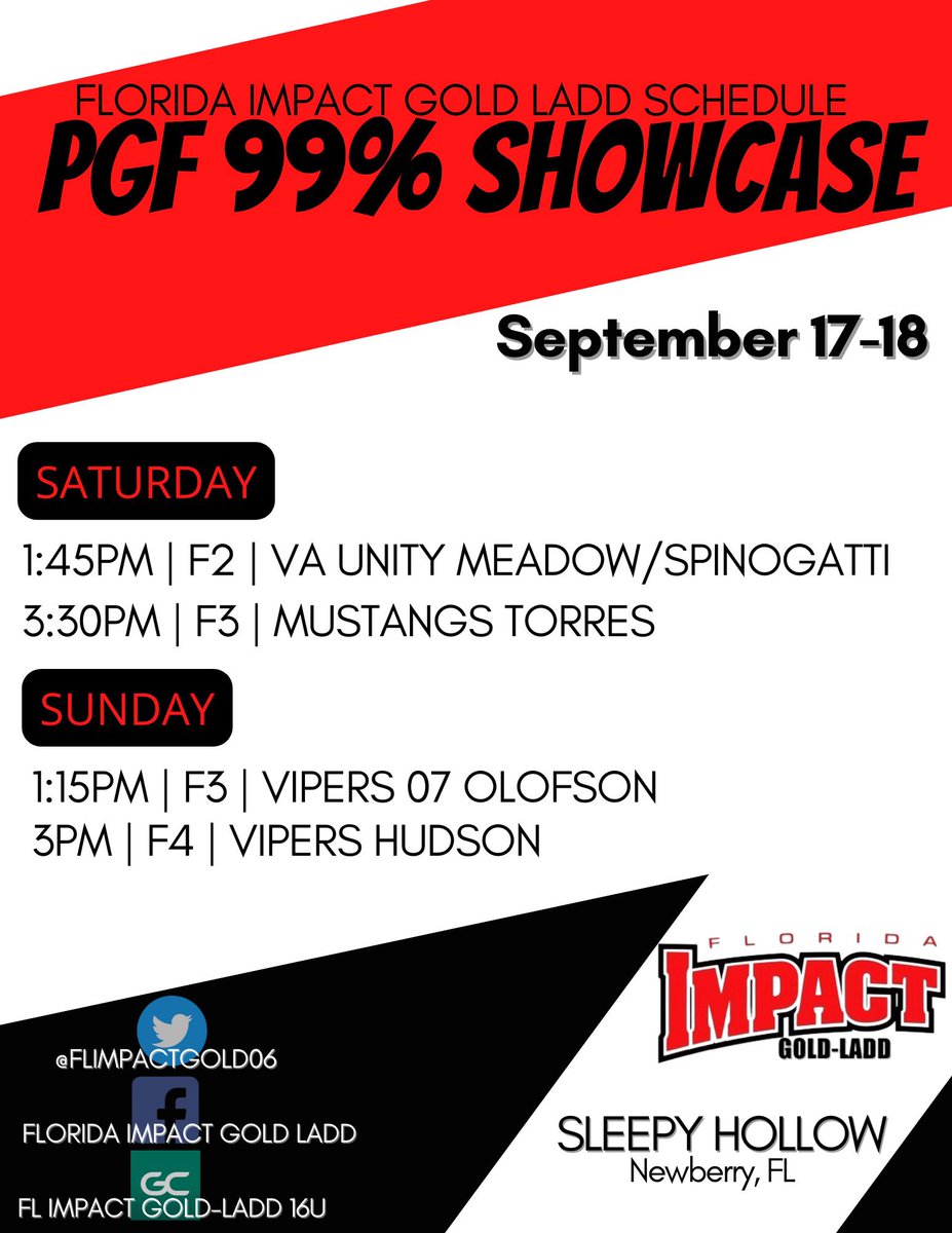 FlImpactGold06's tweet photo. Come out this weekend and watch these girls play! Great showcase! Great players! Great opportunities! These girls play hard and always strive to make an Impact both on and off the field. https://t.co/kuX6zC0kfV