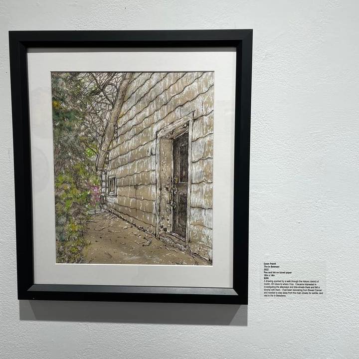 #daalmemberDawnPetrill has two pieces displayed in an exhibit called Voices and Visions: Standing on the Bridge Between Health and Disease at the Highland Park Art Center in the Chicago area. It runs through September 24 should you be in the area.