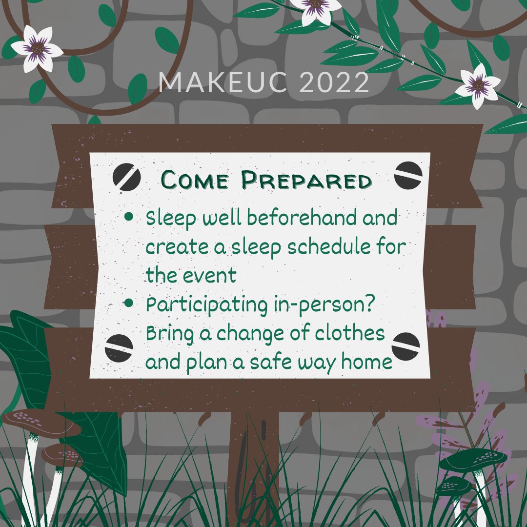 makeuc_io's tweet photo. Here are some helpful tips for a great hackathon experience! Whether you're a complete beginner or a veteran hacker, you will feel welcomed at MakeUC. Let us know if you have any questions in the replies below! #MakeUC2022 #hackathon https://t.co/mFdIvmRunL