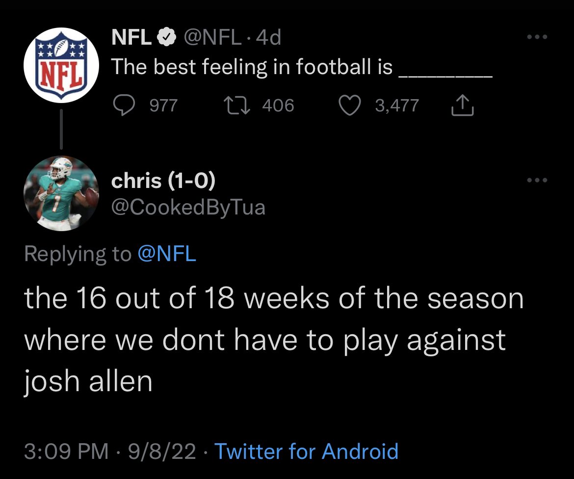 jbeltz20's tweet photo. One of the few dolphins fans 🤣 https://t.co/7iWM9wBg30
