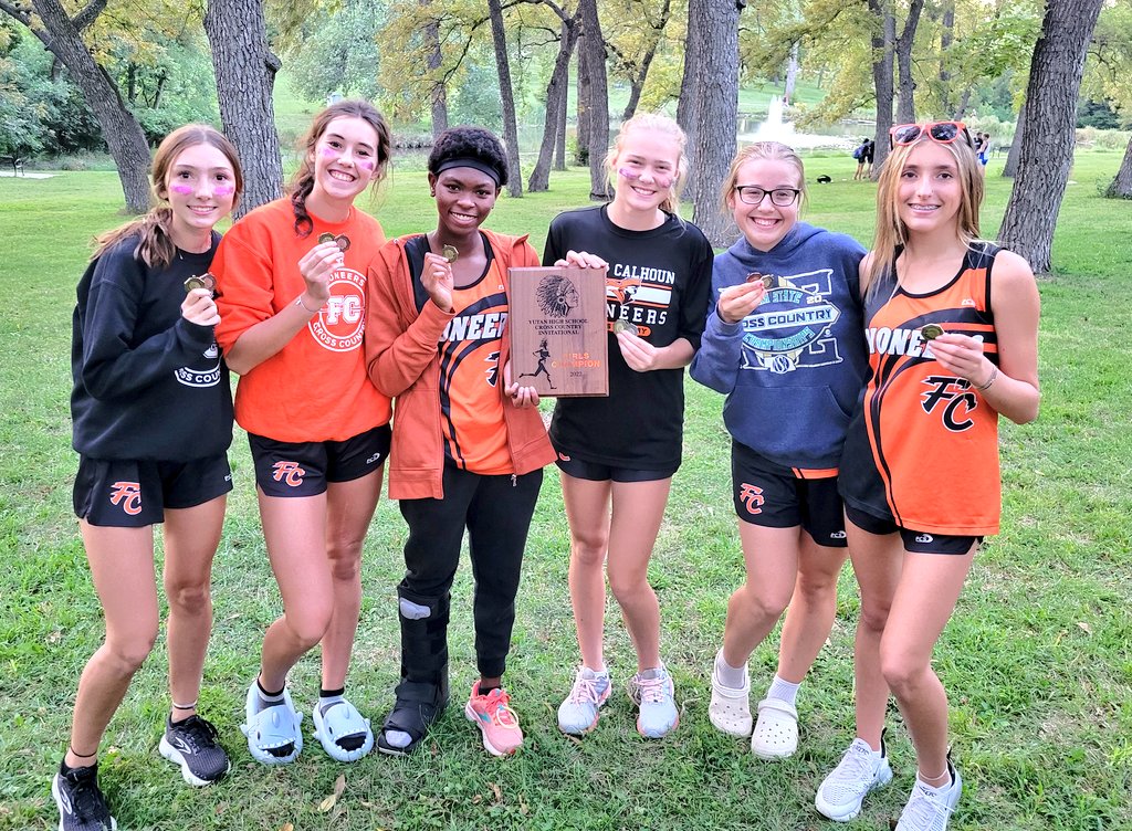 Girls had a fantastic race and won the Yutan invite!!  <a href="/MaelieNelson/">Maelie Nelson</a> 2nd, <a href="/BenchBria/">Bria Bench</a>, <a href="/ThalmanKaitlyn/">Kaitlyn Thalman</a> 8th, Bella McLaughlin 9th.  Congratulations ladies!!