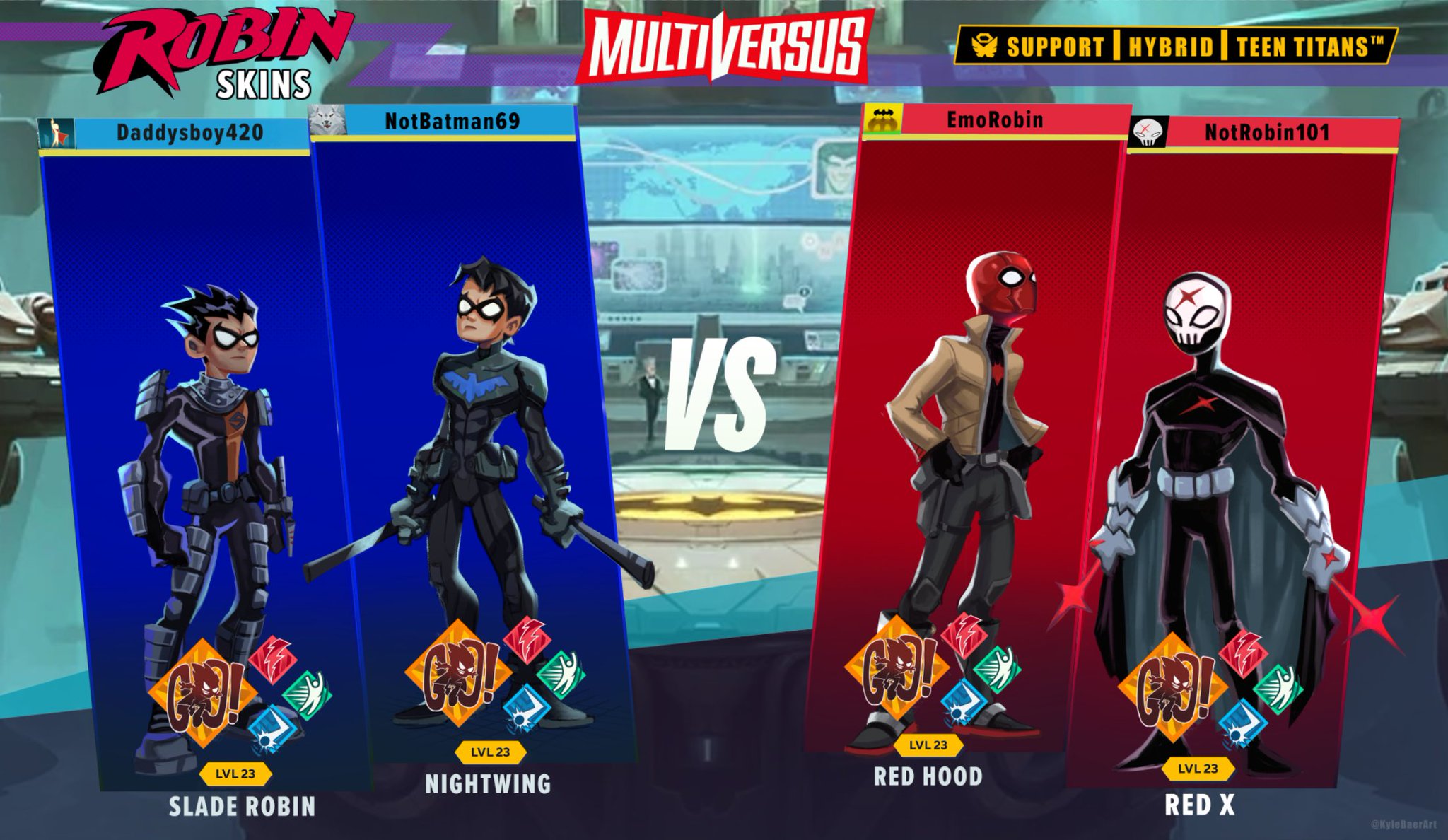 Red X Vs Nightwing