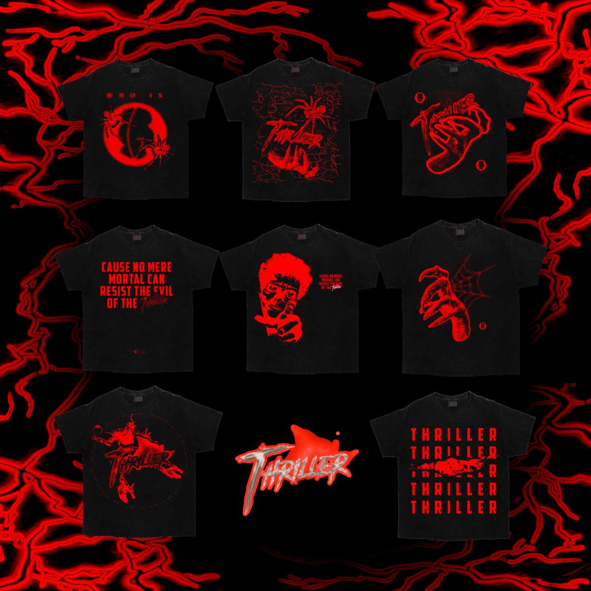 xisiconic's tweet photo. #THRILLER♦️ official merch
xx, m
#THEIRFRIENDS♦️ #THEHAND♦️ #THEFACE♦️ #THECREATOR♦️ #THEBODY♦️ #THEMESSAGE♦️ #YOU♦️ #THEWEB♦️ #THETHRILLER♦️ https://t.co/Wpd4igxWgy