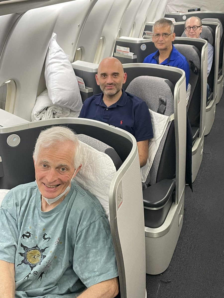 DrAlfonsoFasano's tweet photo. Lang, Fasano, Lozano, Consky et al. on their way to the @movedisorder meeting in Madrid!
#mds2022 #ipmds
@KBI_UHN @UHN @UofTNeurology @UofTNeuroSurge https://t.co/zXXRGxa4yr