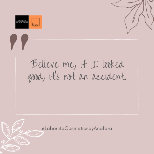 LaAnafara's tweet photo. Believe me, if I looked good, it's not an accident. 💖

Good morning, La Bonita fam! 
#LaBonitaCosmeticsByAnafara #TuesdayVibes https://t.co/gpq72UQR8B