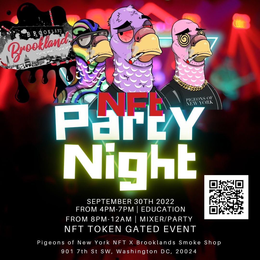 <a href="/Thebrooklandss/">The Brookland Smoke Shop</a> is joining web3 if you’re in the Washington DC and nearby states please come and support the shop! Come Learn, Smoke and party NFT are the future <a href="/pigeonsofny_nft/">Pigeons of New York NFT</a>  x <a href="/Thebrooklandss/">The Brookland Smoke Shop</a> 
#NFT #NFTPARTY #WASHINGTONDC #NFTDC #WEB3dc #DC #community