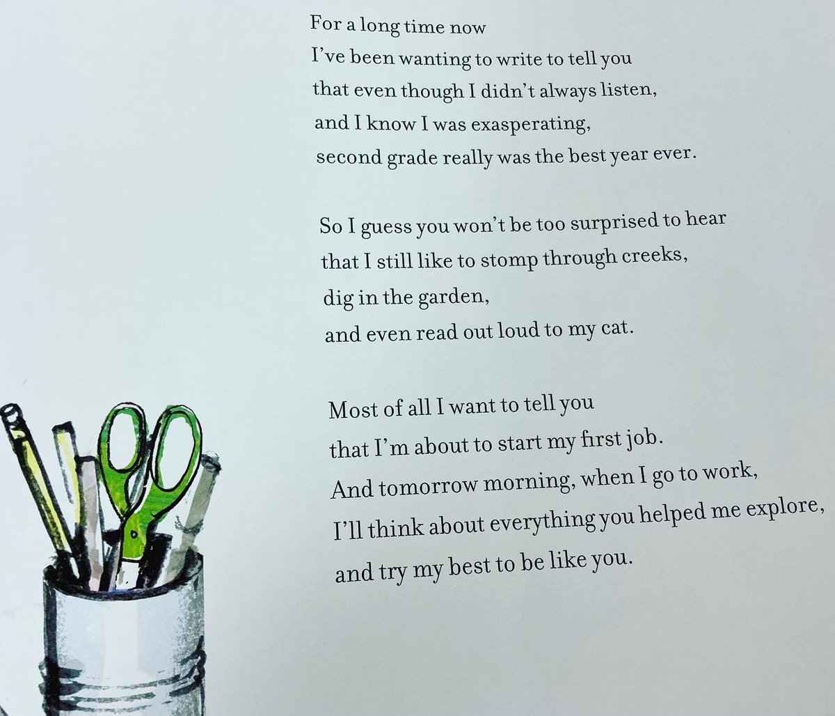 yvonnemsmith45's tweet photo. A past co-teacher sent me this book today. It brought tears to my eyes.😢 #dontforgetyourwhy #coteaching https://t.co/tQSd9IOQv9