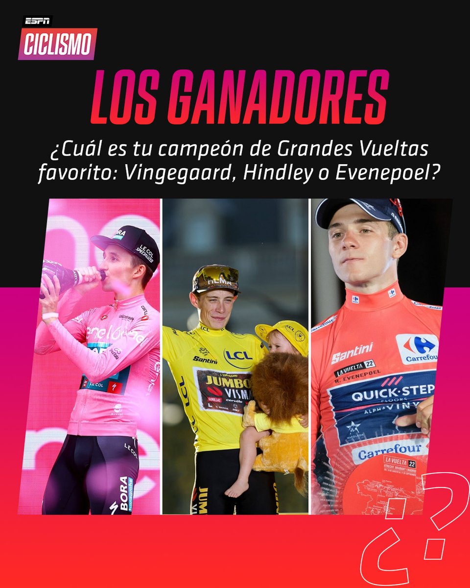 ESPNCiclismo's tweet photo. ¿Con quién se quedan? ¡Los leemos! 👇🏽

#ESPNCiclismo https://t.co/FwUvxzmXfW