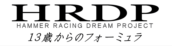 レーシングドライバーを目指そう‼️
13歳からのフォーミュラ
hammer-izawa.com/hrdp.html