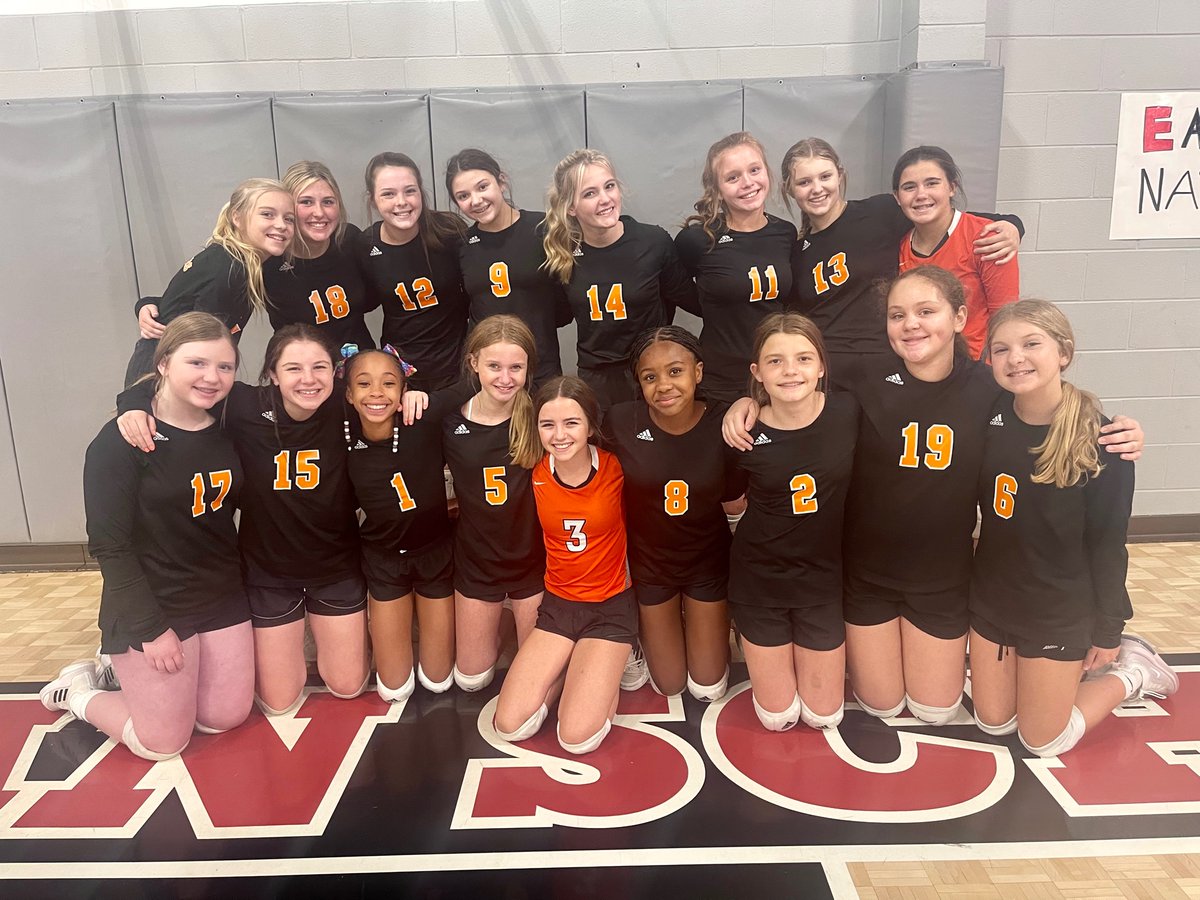 MTCS__MSvball's tweet photo. Cougars end the regular season 12-0 after a 2-0 (25-10, 25-9) win against Ezell Harding!

JV also end their season with a 2-0 (25-14, 25-6) win tonight!

It’s been a great season! 🐾🏐
@MTCSAthletics https://t.co/f0UXPxgScs