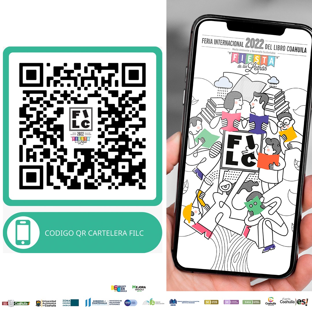 CulturaCoahuila's tweet photo. 📚 Descarga la Cartelera de la #FILC2022 📚 https://t.co/kUEceGEuKK