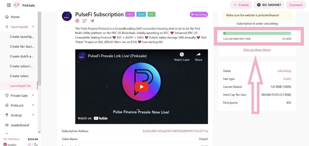 PulseFinance_'s tweet photo. Over $900,000 USD or 3,122 #BNB  was allocated to the PulseFi Subscription on Pinksale! The Team thanks you all for your contributions to both the presale and community, and we look forward to dominating BSC &amp; PulseChain, together!🥳

#PulseChain #BNB #BSC #BSCGemsAlert #PulseFi https://t.co/jQebBqmDOm