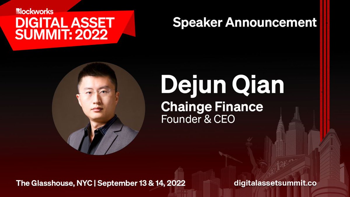 Only 800 institutions are attending the Digitial Asset Summit 2022 in NYC 🗽
#probablynothing 🤓

#Chaingefinance #defi #fintech #finserv #digital #crypto #blockchain #innovation #tech #security