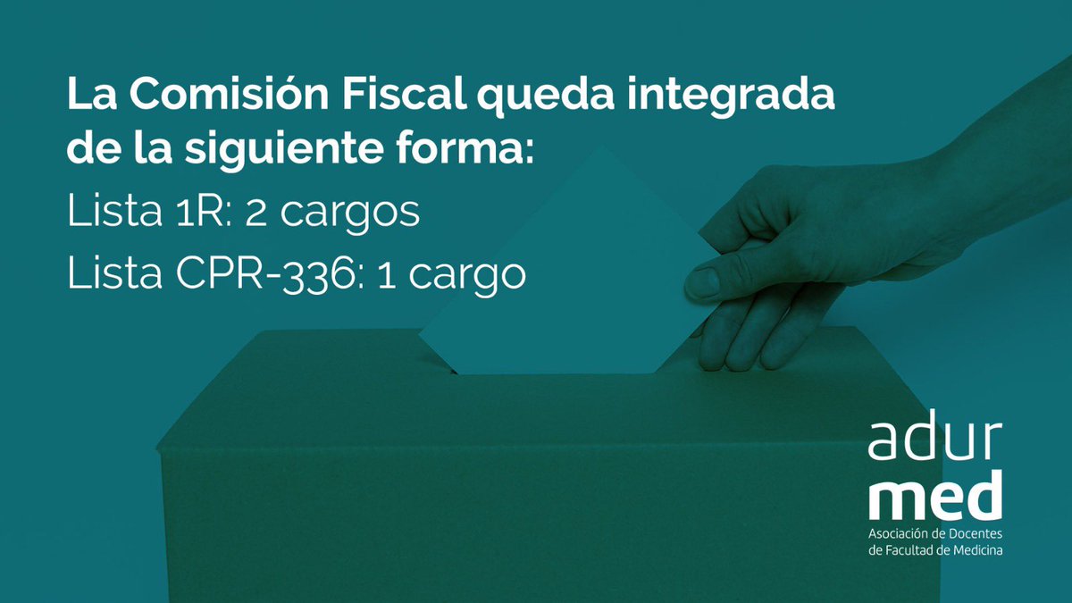 adurmedicina's tweet photo. Compartimos con ustedes los resultados de las elecciones que tuvieron lugar el pasado 7 de setiembre. https://t.co/BbYqY0QZYx
