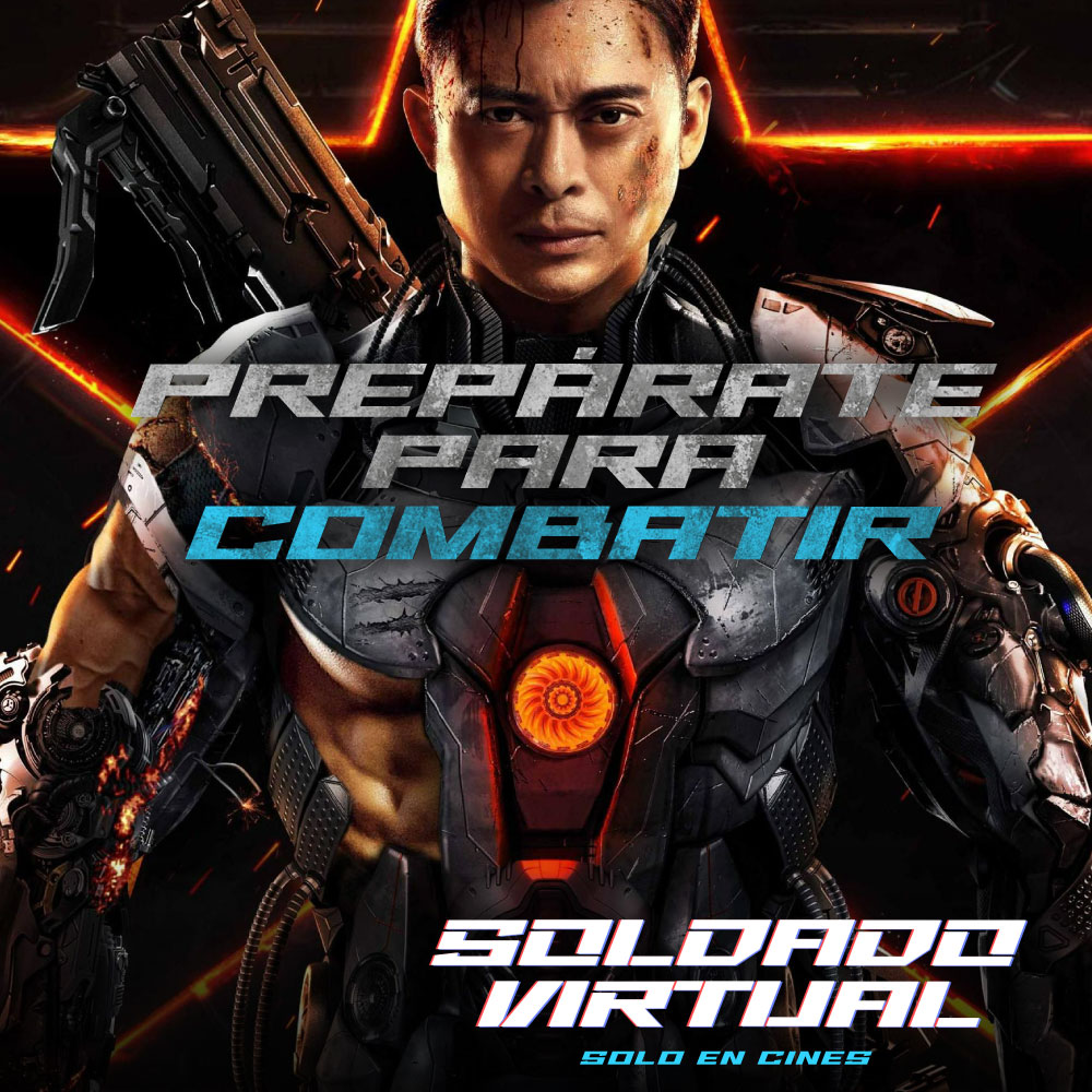 cuvision's tweet photo. Prepárate para la batalla más épica e impactante. #SoldadoVirtual 
#Próximamente en #Cines https://t.co/vmIi9fSnzK